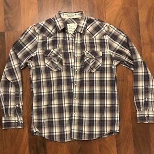 American Eagle Pearl snap Flannel Men’s M